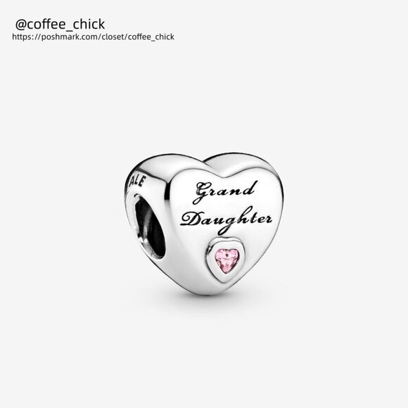 Pandora Granddaughter Heart Charm|Pendant - Picture 1 of 2